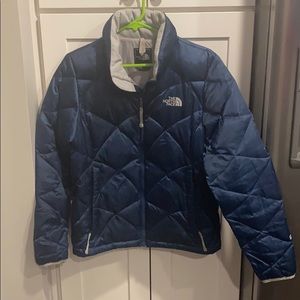 Women’s North Face quilted goose down jacket